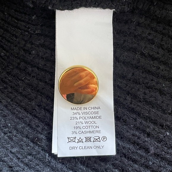 Broome Street Kate Spade Striped Peplum Cashmere Blend Knit Sweater - Sz XS - Picture 15 of 16